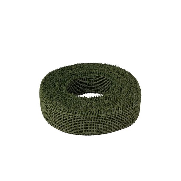 Juteb�nd 50 mm oliven pr meter