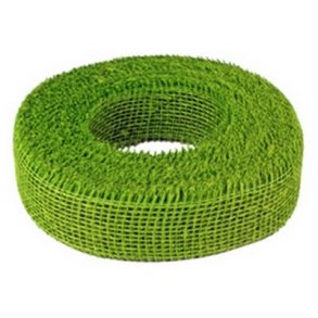 Juteb�nd 50 mm gr�n pr meter