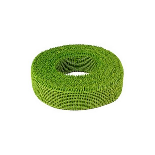 Juteb�nd 50 mm gr�n pr meter