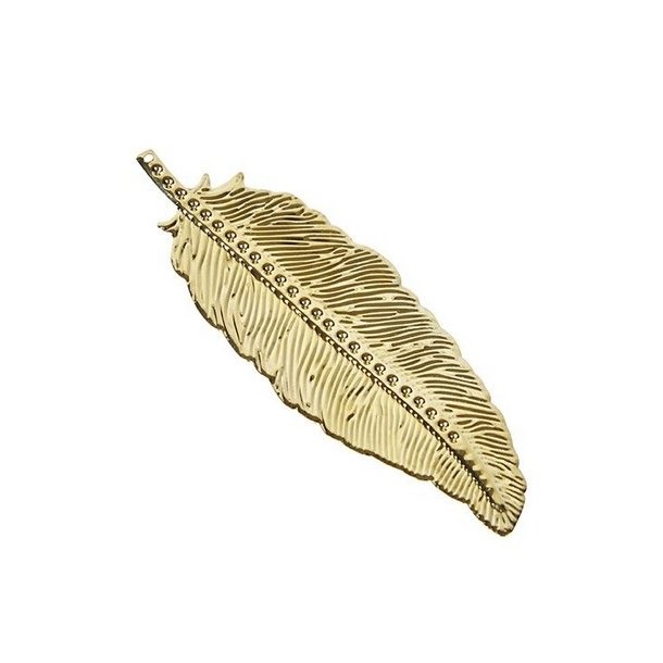 Fjer metal guld