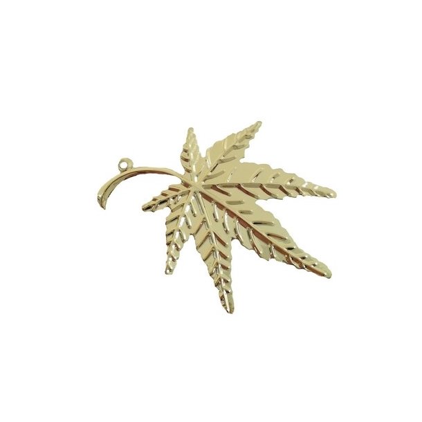 Blad ahorn metal guld