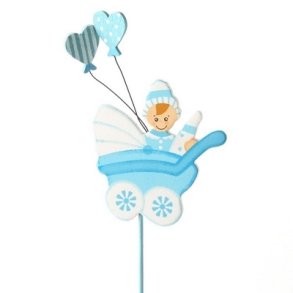 Baby Barnevogn Dreng p� pind