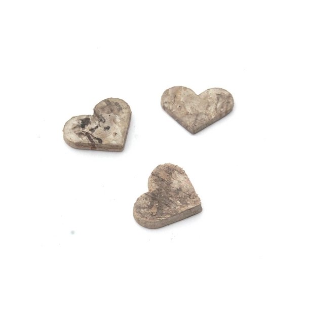 Birkehjerte 2.5 cm 180-200 stk