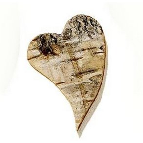 Birkehjerte 4 cm med sving
