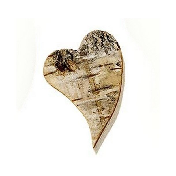 Birkehjerte 4 cm med sving