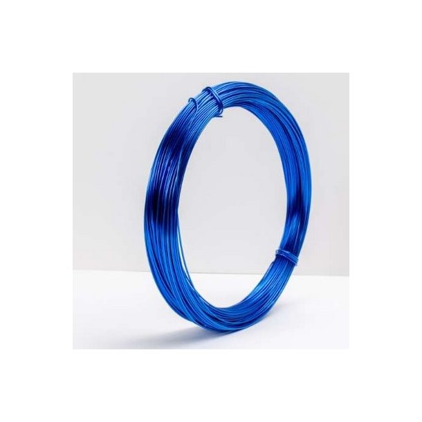 Aluminiums-tr�d 1 mm Bl� 60 meter.