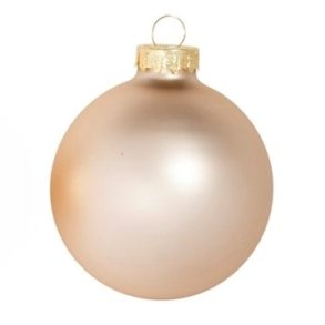 Glas kugle Creme 60 mm oph�ng