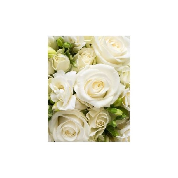 Kort med blomstermotiv nr 10 inklusiv kuvert.