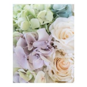 Kort med blomstermotiv nr 14 inklusiv kuvert.