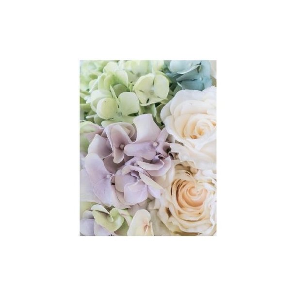 Kort med blomstermotiv nr 14 inklusiv kuvert.