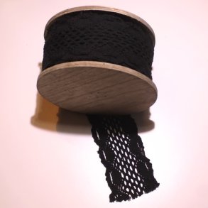 B�nd 8 cm 1 m. Sort