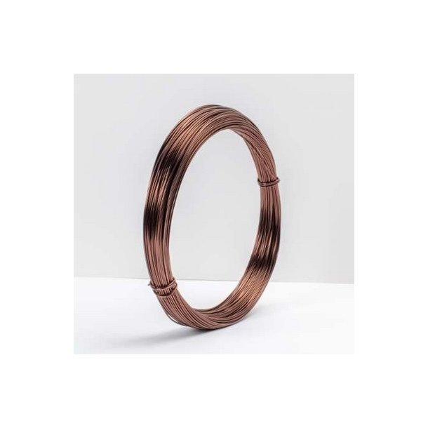 Aluminiums-tr�d 1 mm Brun 60 meter.