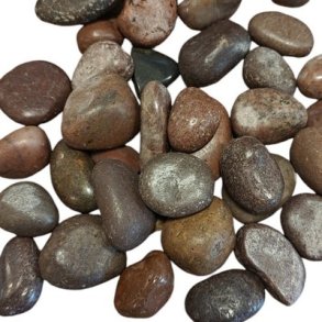 R�d sten poleret 1-2 cm 1000 gram