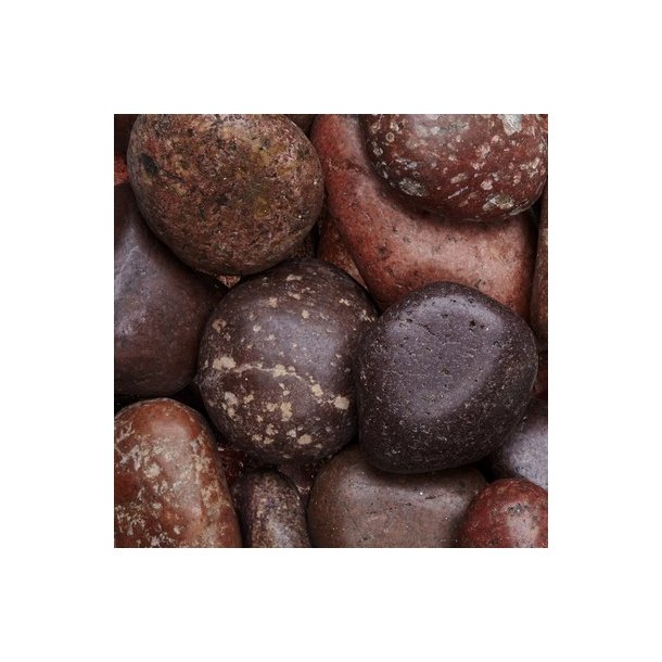 R�d Sten Poleret 30-50 mm. 2000 gram..