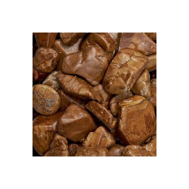 Brun Sten Poleret 20-40 mm.