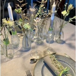 Glas vaser med m�nster 4 ass. antrasit