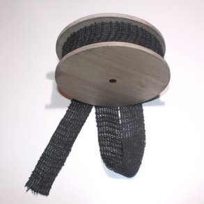 B�nd cashmere 4,5 cm 1 m. Sort