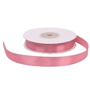 Satinb�nd 12 mm Rosa