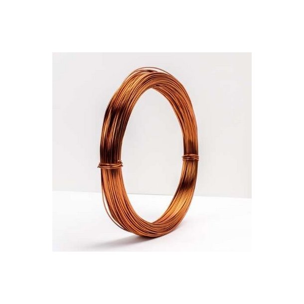 Aluminiums-tr�d 1 mm Cognac 10 meter.