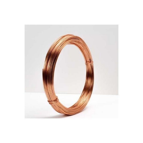 Aluminiums-tr�d 1 mm kobber 60 meter.