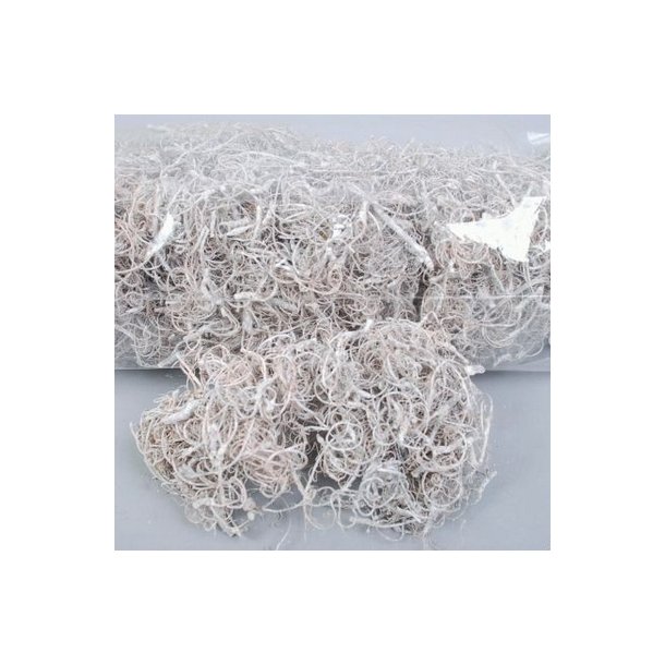 Curly mos hvidvasket 250 gram.