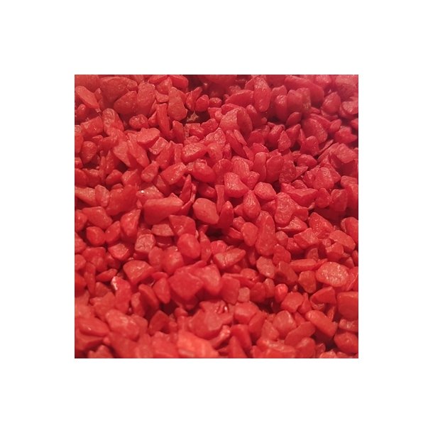 Deko sten r�d 4-6 mm