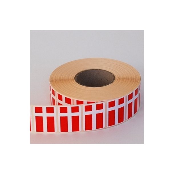 Klisterm�rke Dannebrog. pris pr hel rulle