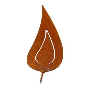 Flamme 14 cm i rust