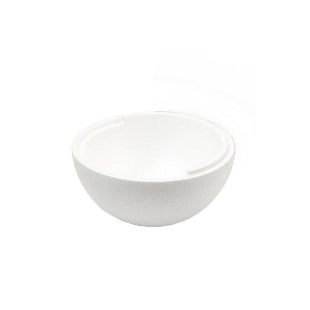 Styropor hul halv kugle 15 cm