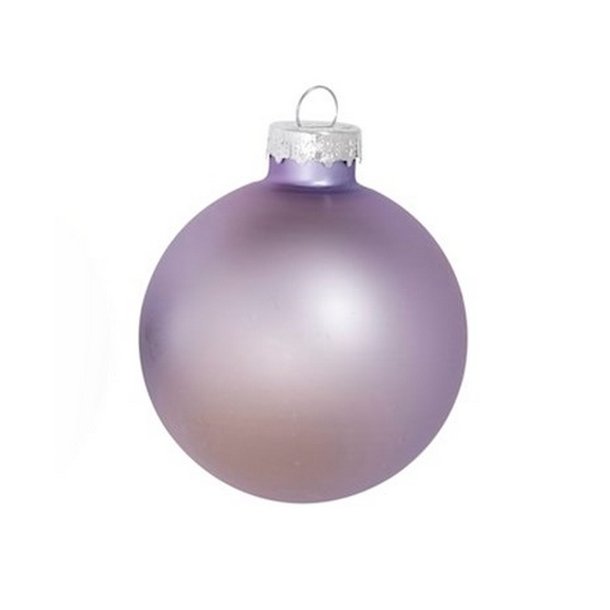 Glas kugle Lilla Mat 60 mm oph�ng