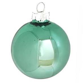 Glas kugle Jadegr�n Blank 60 mm oph�ng