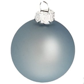 Glas kugle Isbl� Mat 60 mm oph�ng