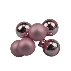 Glaskugle lyser�d 20mm 6 stk