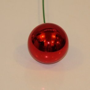 Glaskugle r�d blank 50 mm