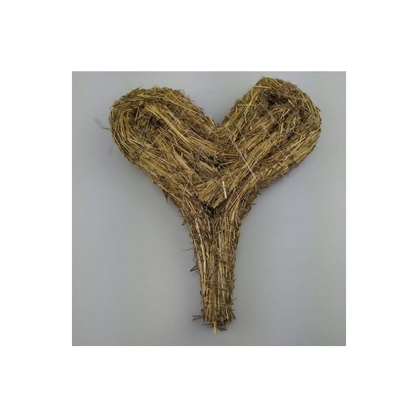 Halm hjerte med hale 25x22