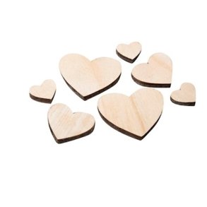 Hjerte i tr� Natur Ass 