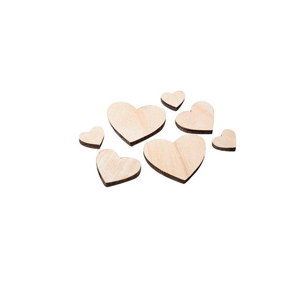 Hjerte i tr� Natur Ass 