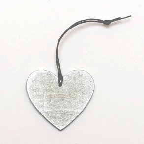 H�ngem�rke hjerte s�lv