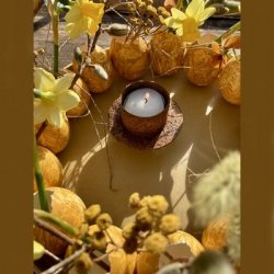 Lysholder Lucy 7 cm rust