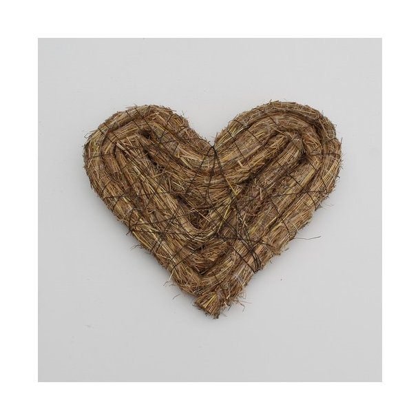 Halm Fyldt Hjerte 21x20