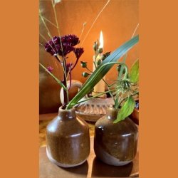 Keramik vase Malene brun