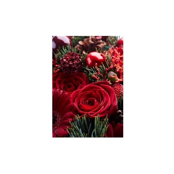 Kort med blomstermotiv nr 26 inklusiv kuvert.