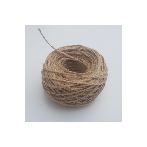 Jutegarn 3 tr�d natur 85 gram.