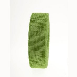 Juteb�nd 50 mm gr�n pr meter