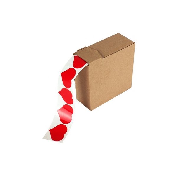 Klisterm�rke hjerte 10 stk.