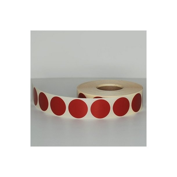 Klisterm�rke �30 mm m�rk r�d 10 stk