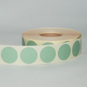 Klisterm�rke �30 mm st�vet gr�n 10 stk