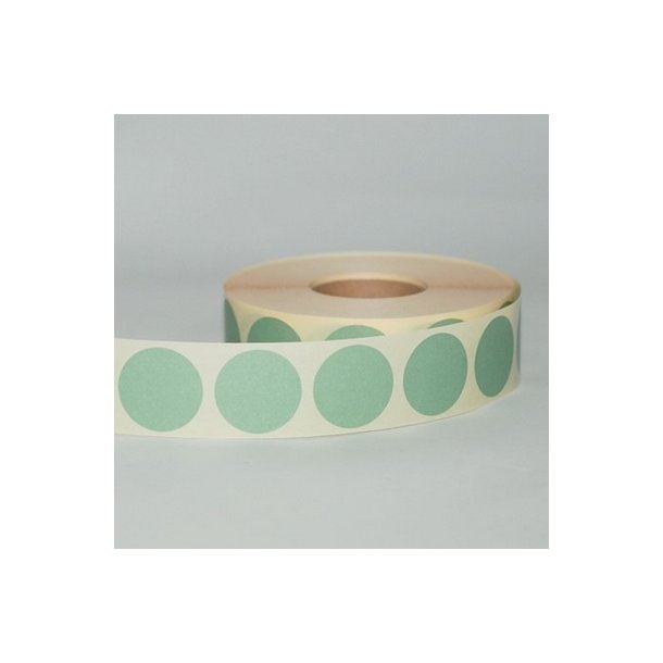 Klisterm�rke �30 mm st�vet gr�n 10 stk