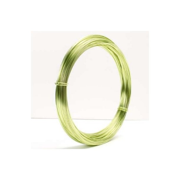 Aluminiums-tr�d 1 mm Lysegr�n 60 meter.