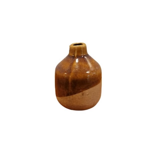 Keramik vase Malene brun